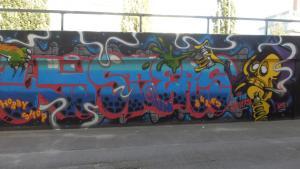 Street Art unter der Donnersberger Brücke - München - Impression 2 von 16