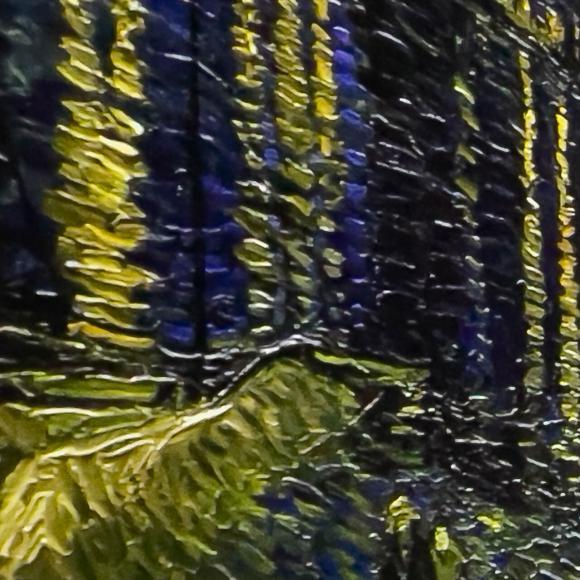 Van Gogh Alive - Detailaufnahme der Videoinstallation